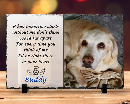 Loss of Dog Sympathy Gift, Dog Memorial, Cat Memorial, Gift for Pet Loss, Pet Sympathy – Personalized pet memorial by Sunrise Keepsakes