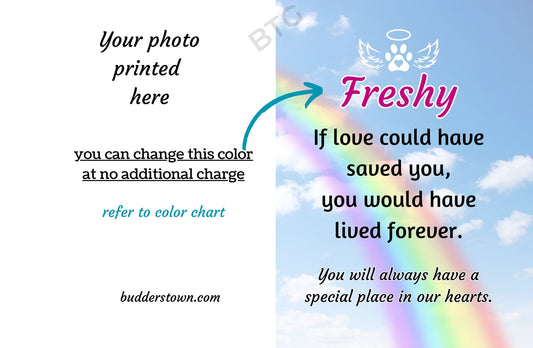 Loss of Pet, Dog Memorial Gift, Pet Sympathy Gift, If Love Could Have Saved You – Personalized pet memorial by Sunrise Keepsakes