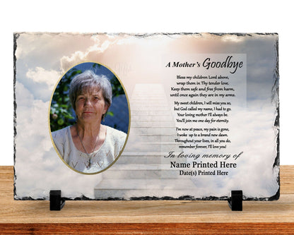 Memorial Stone, Loss of Mother, Sympathy Gift, Loss of Mother Sympathy Gift, Personalized Memorial – Personalized Sympathy Gifts by Sunrise Keepsakes
