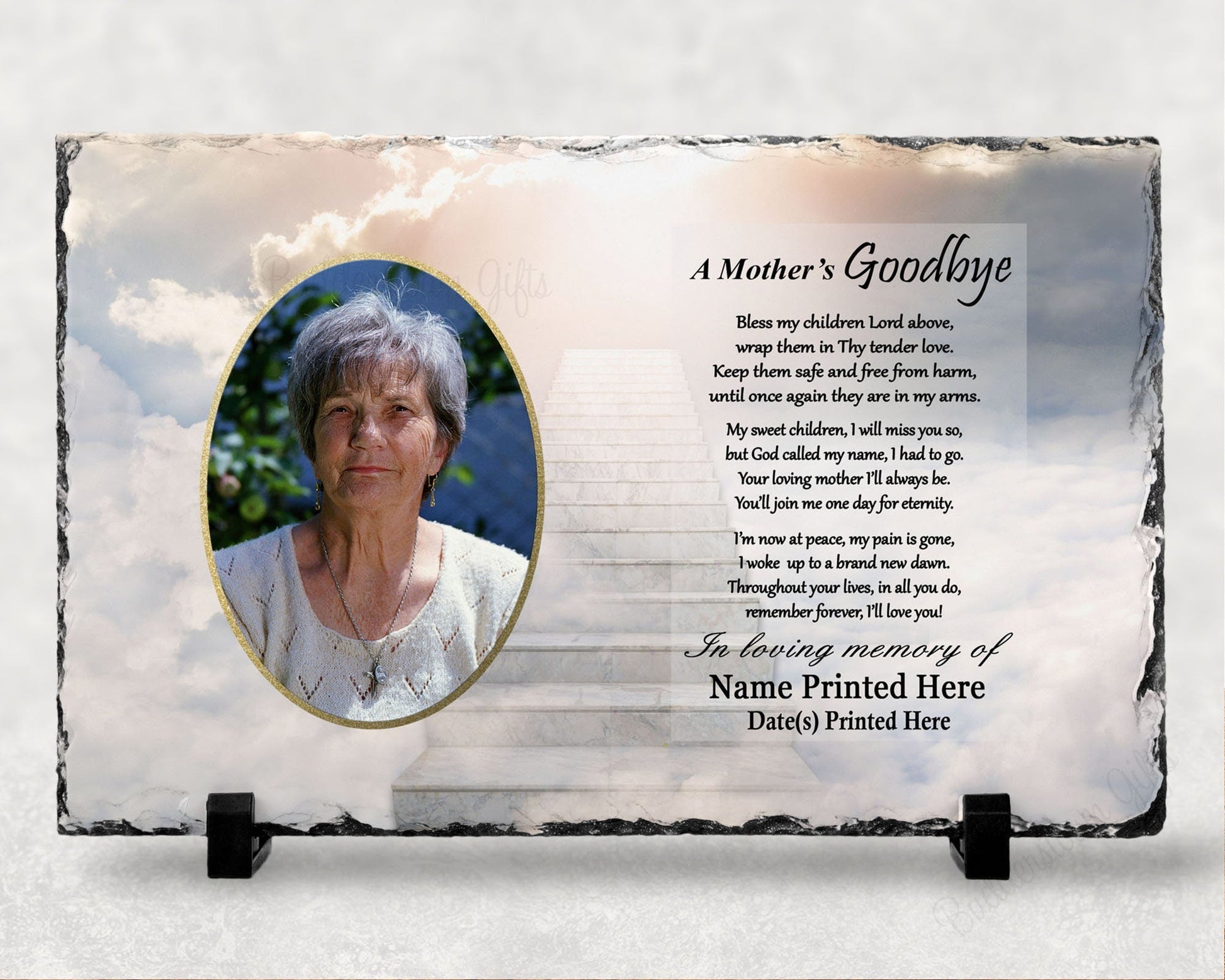Memorial Stone, Loss of Mother, Sympathy Gift, Loss of Mother Sympathy Gift, Personalized Memorial – Personalized Sympathy Gifts by Sunrise Keepsakes