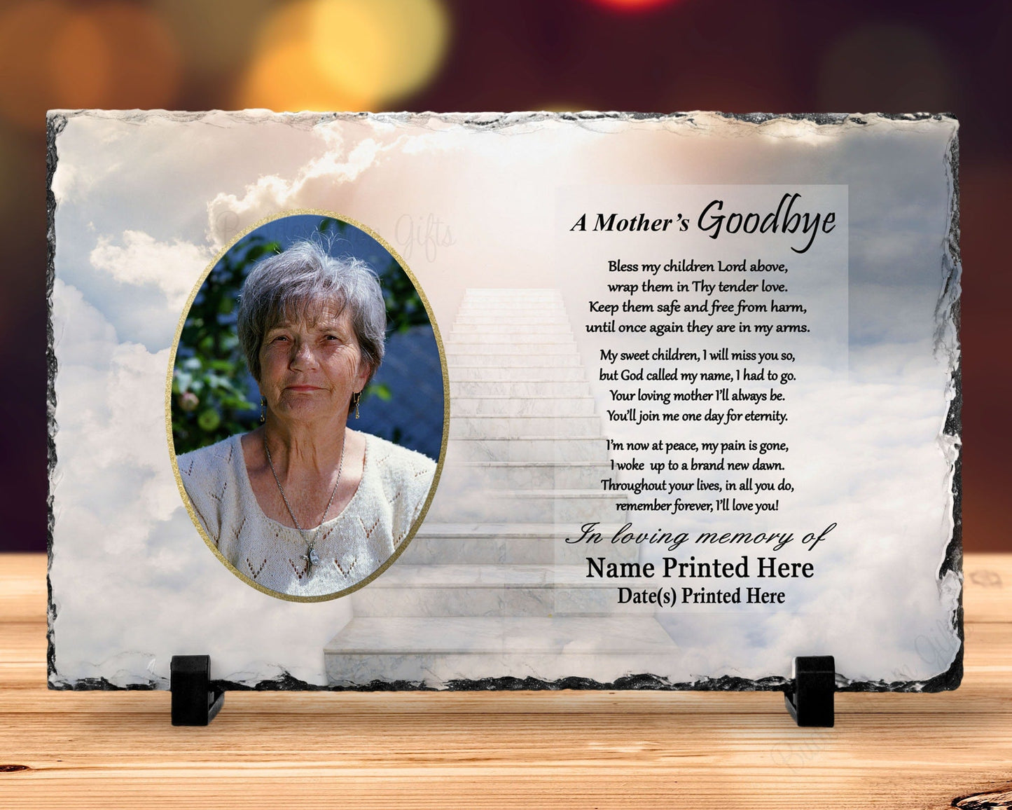 Memorial Stone, Loss of Mother, Sympathy Gift, Loss of Mother Sympathy Gift, Personalized Memorial – Personalized Sympathy Gifts by Sunrise Keepsakes