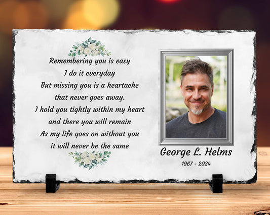 Remembering You, Sympathy Gift, Loss of a Loved One, Remembrance Gift, Memorial Plaque, Personalized Memorial – Personalized Sympathy Gifts by Sunrise Keepsakes