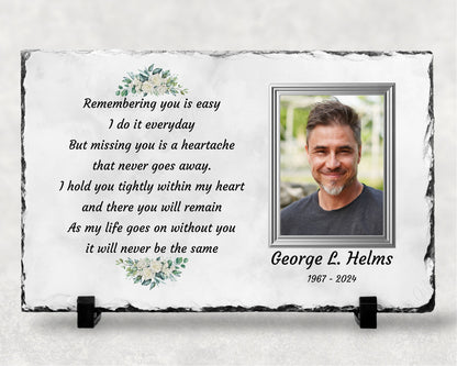 Remembering You, Sympathy Gift, Loss of a Loved One, Remembrance Gift, Memorial Plaque, Personalized Memorial – Personalized Sympathy Gifts by Sunrise Keepsakes