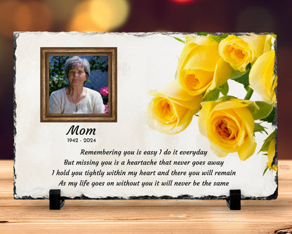 Sympathy Gift, Loss of a Loved One, Remembrance Gift, Memorial Plaque, Personalized Memorial – Personalized Sympathy Gifts by Sunrise Keepsakes